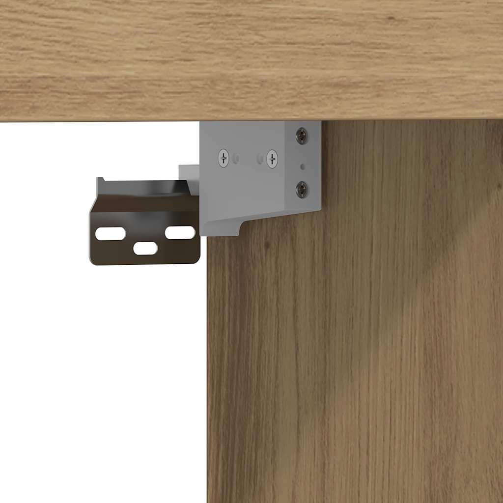 Gabinete para TV carvalho artisiano 152 x 22 x 113 cm