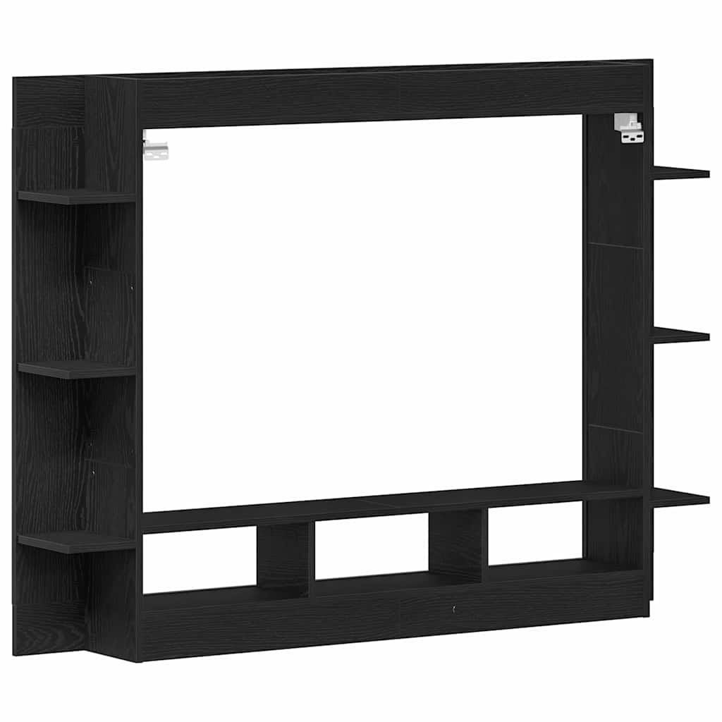 Gabinete para TV Carvalho preto 152 x 22 x 113 cm
