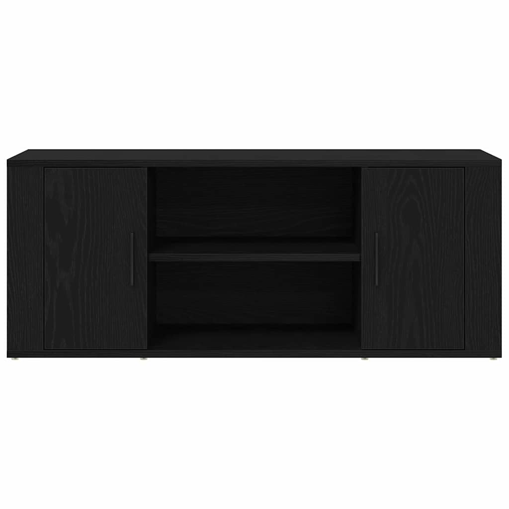 Gabinete para TV Carvalho preto 100 x 35 x 40 cm