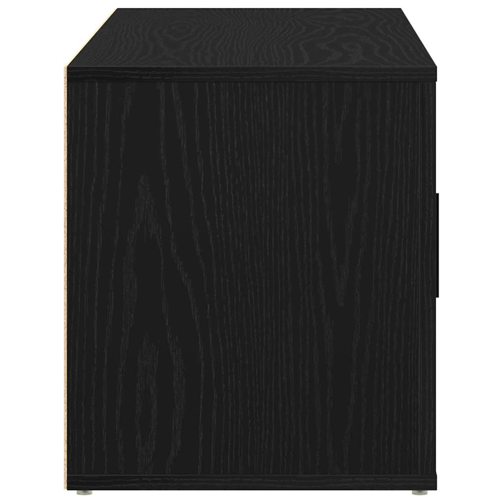 Gabinete para TV Carvalho preto 100 x 35 x 40 cm