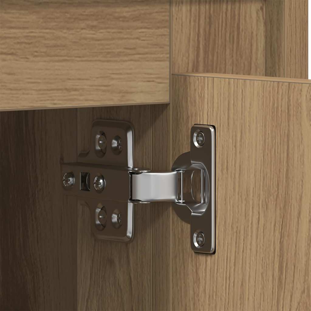 Gabinete para TV carvalho artisiano 80 x 35 x 45 cm