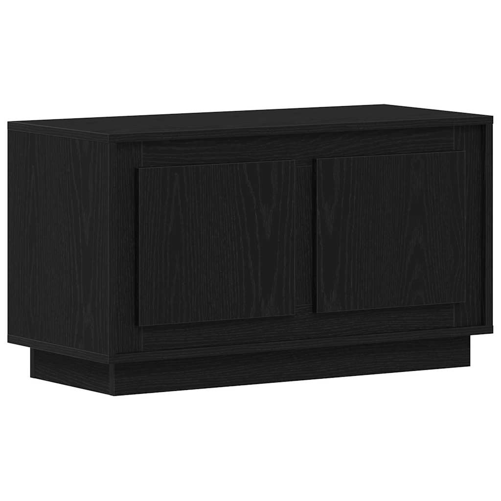 Gabinete para TV Carvalho preto 80 x 35 x 45 cm
