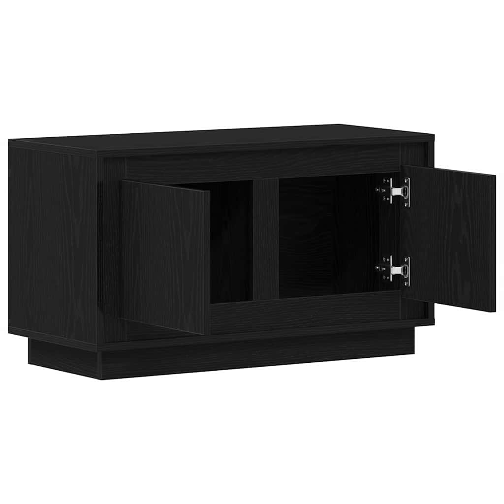 Gabinete para TV Carvalho preto 80 x 35 x 45 cm