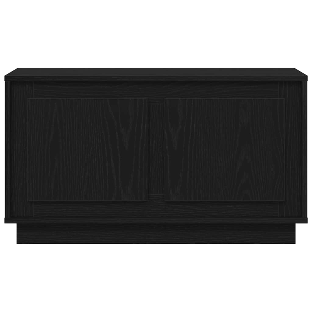 Gabinete para TV Carvalho preto 80 x 35 x 45 cm