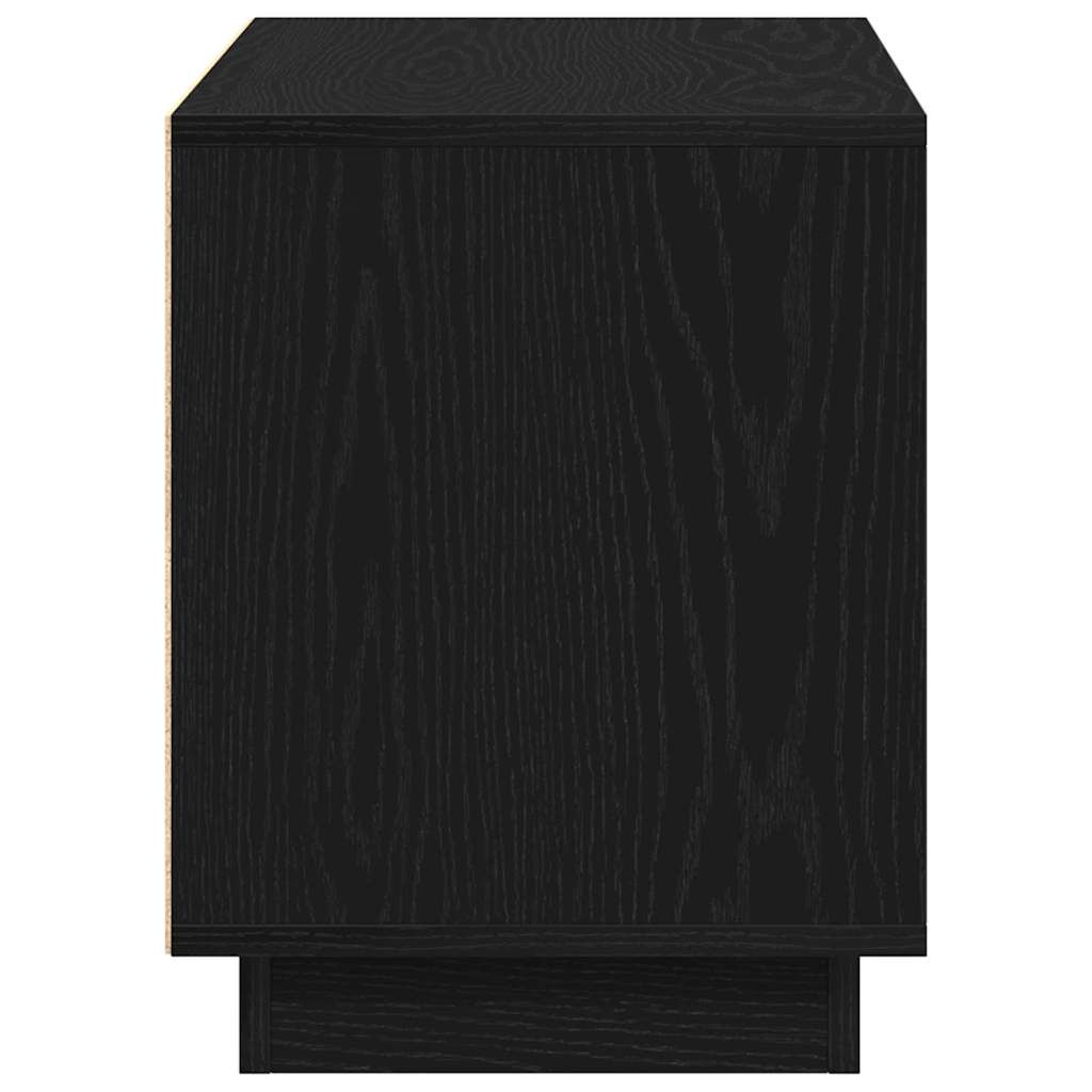 Gabinete para TV Carvalho preto 80 x 35 x 45 cm