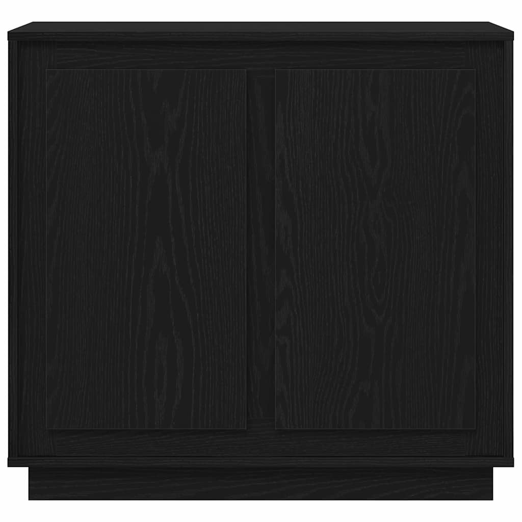 Buffet Moderno Lateral Carvalho preto 80 x 34 x 75 cm
