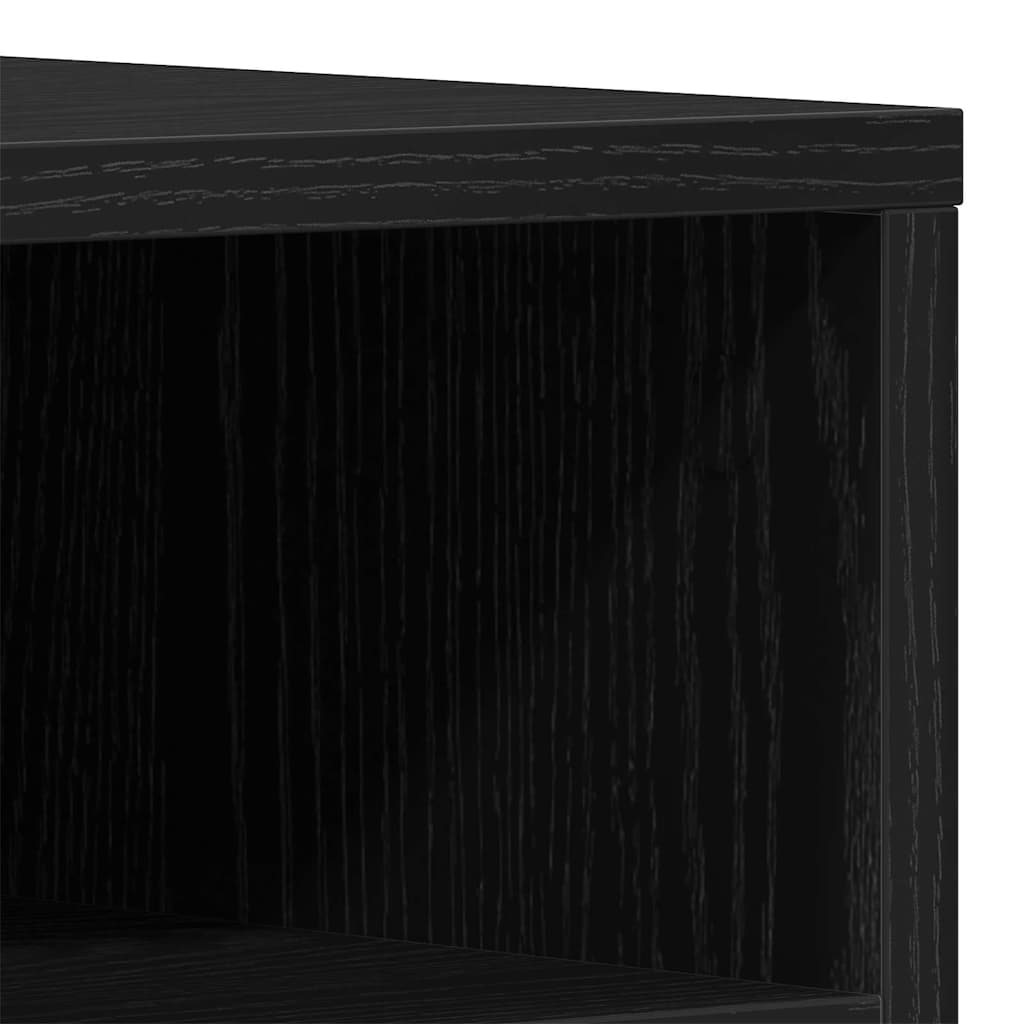 Gabinete para TV Carvalho preto 150 x 30 x 44,5 cm