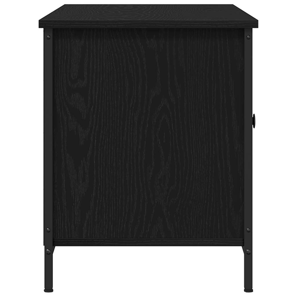 Gabinete para TV Carvalho preto 100 x 40 x 50 cm