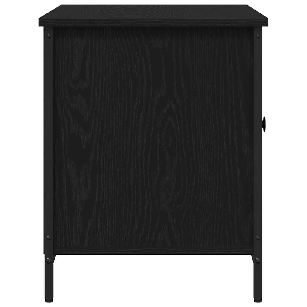 Gabinete para TV Carvalho preto 80 x 40 x 50 cm