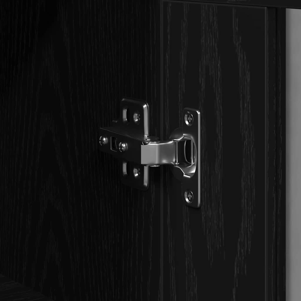 Estante de Parede Carvalho preto 69.5 x 34 x 90 cm