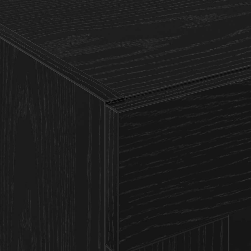 Estante de Parede Carvalho preto 69.5 x 34 x 90 cm