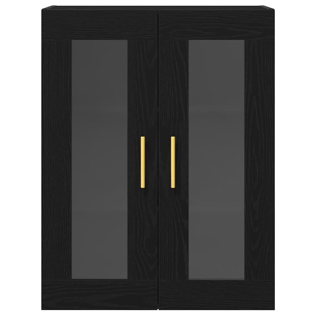 Estante de Parede Carvalho preto 69.5 x 34 x 90 cm