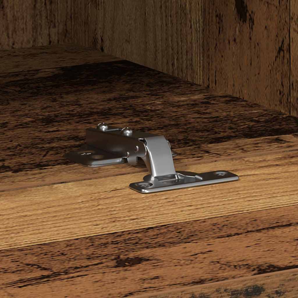 Armário de TV de Parede 2 pcs Madeira Antiga 100 x 30 x 30 cm