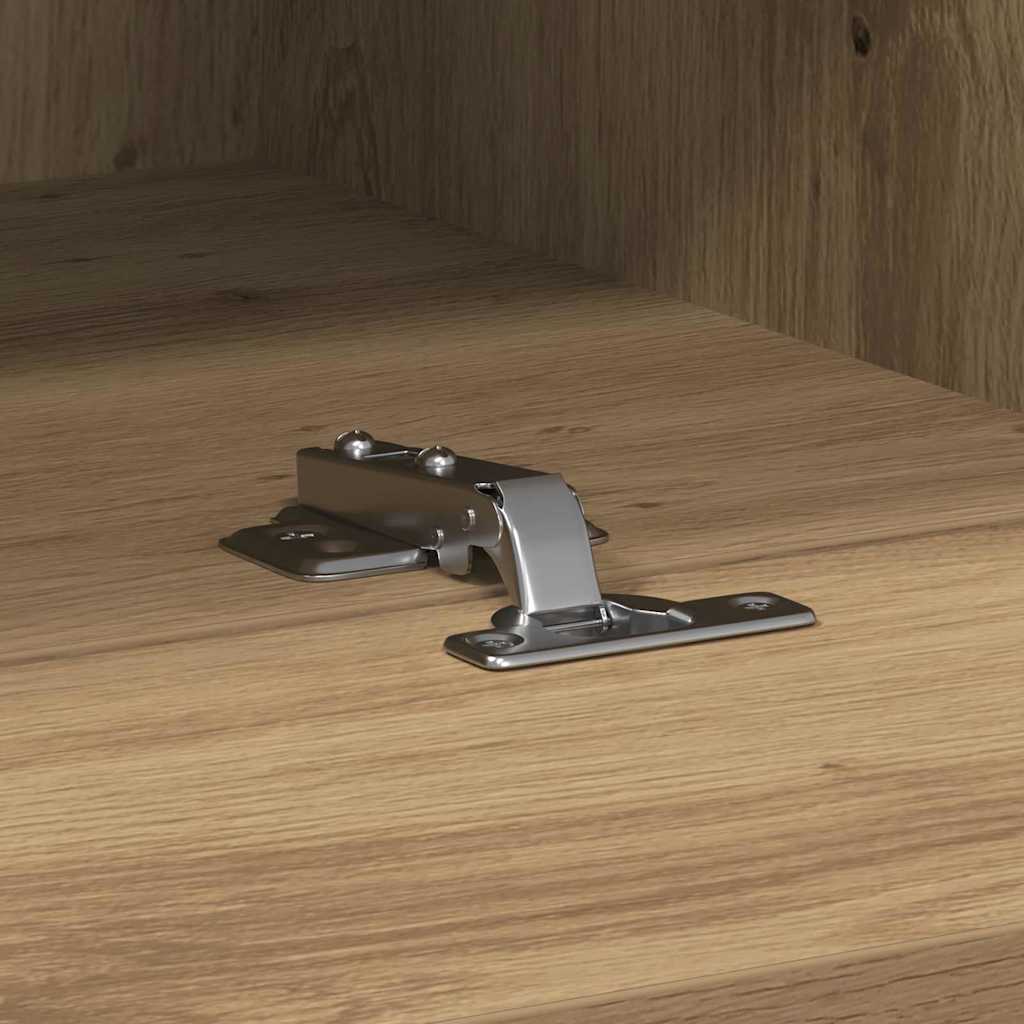 Armário de TV de Parede carvalho artisiano 100 x 30 x 30 cm