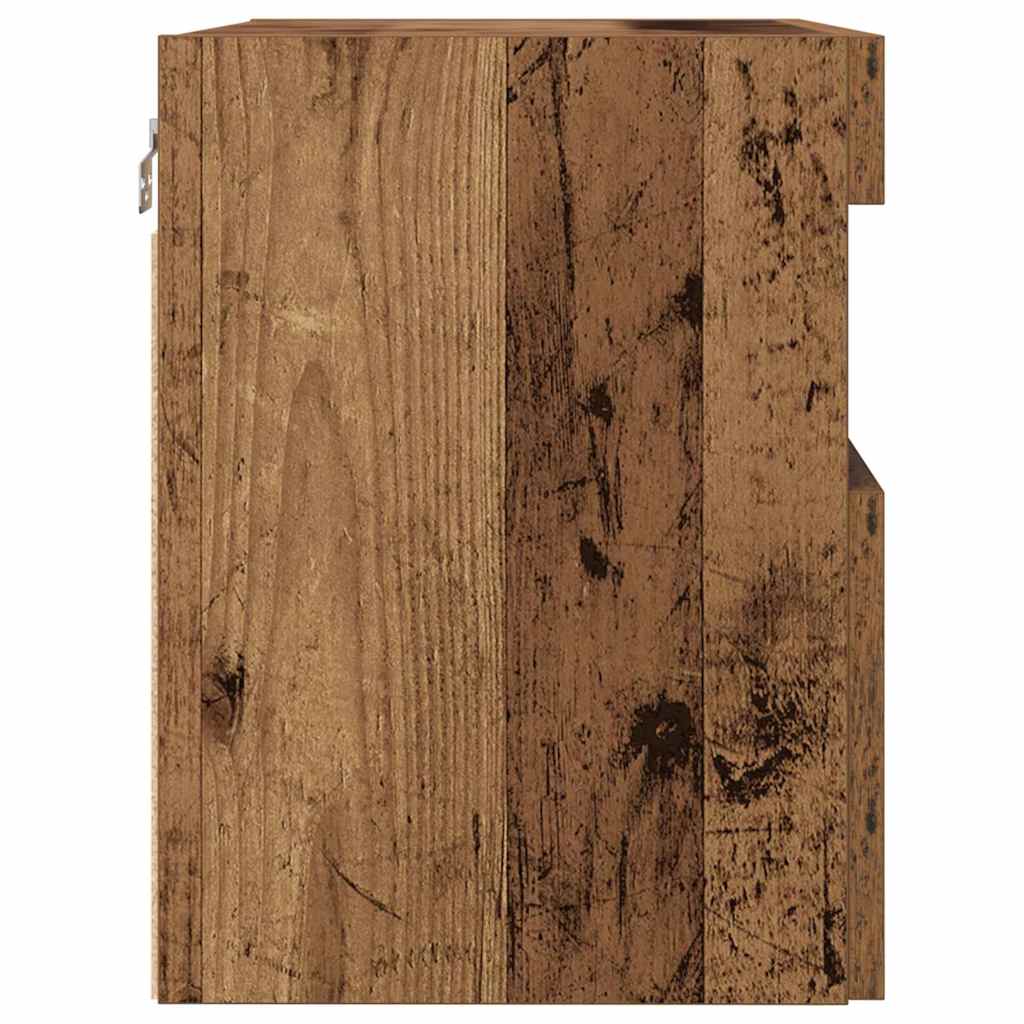 Armário de TV de Parede 2 pcs Madeira antiga 60 x 30 x 40 cm