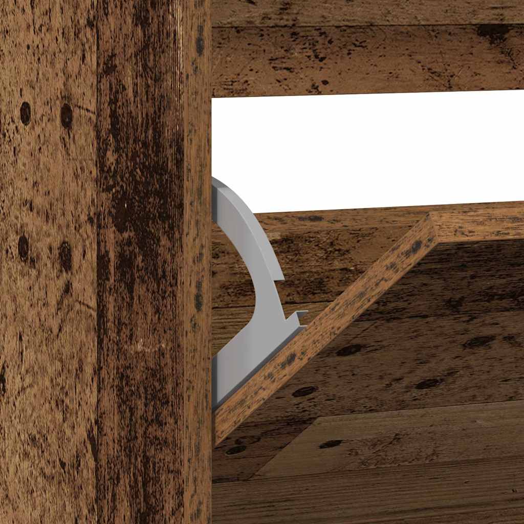 Armário para Sapatos com porta Madeira antiga 80 x 21 x 87.5 cm