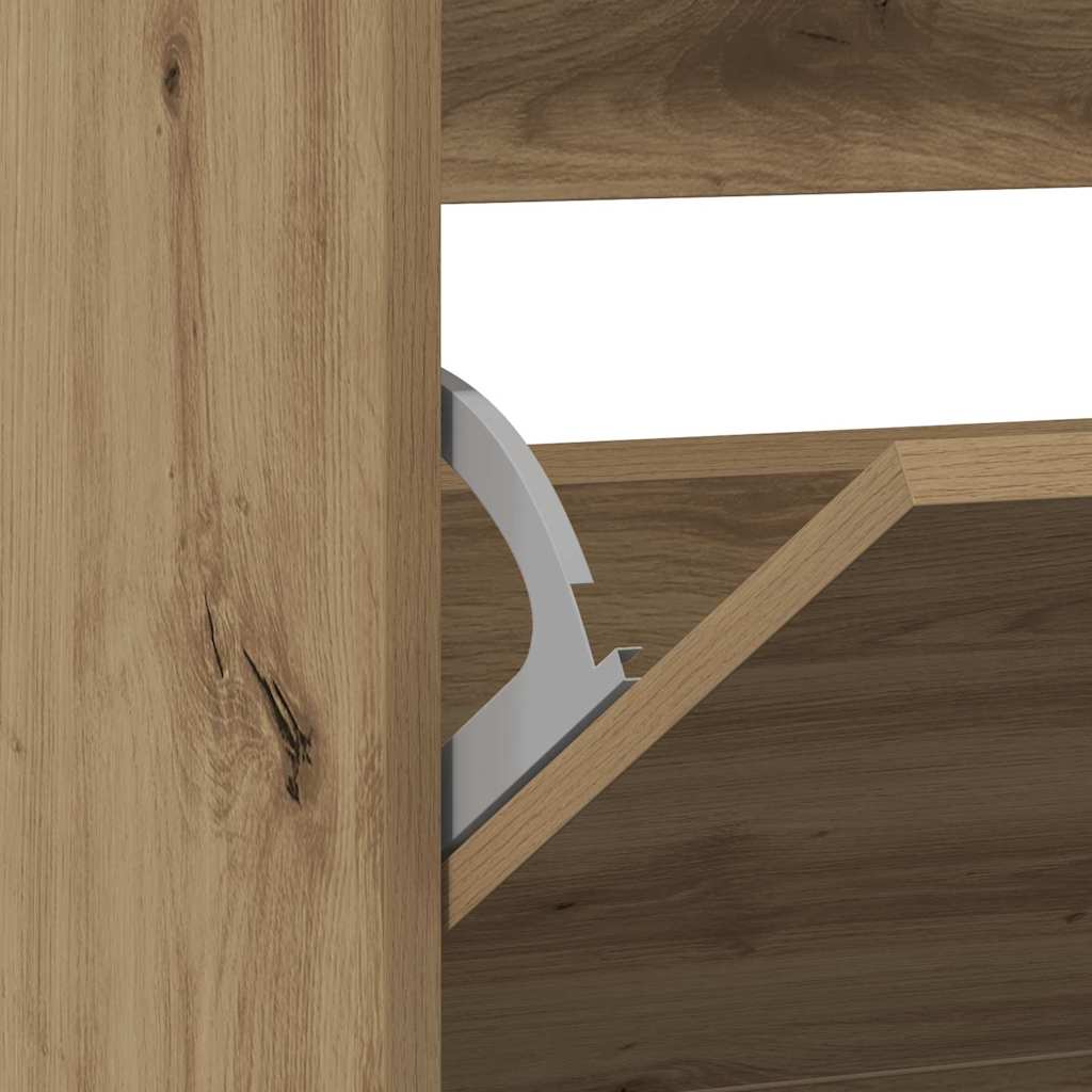 Armário para Sapatos Carvalho fumado 80 x 21 x 87.5 cm