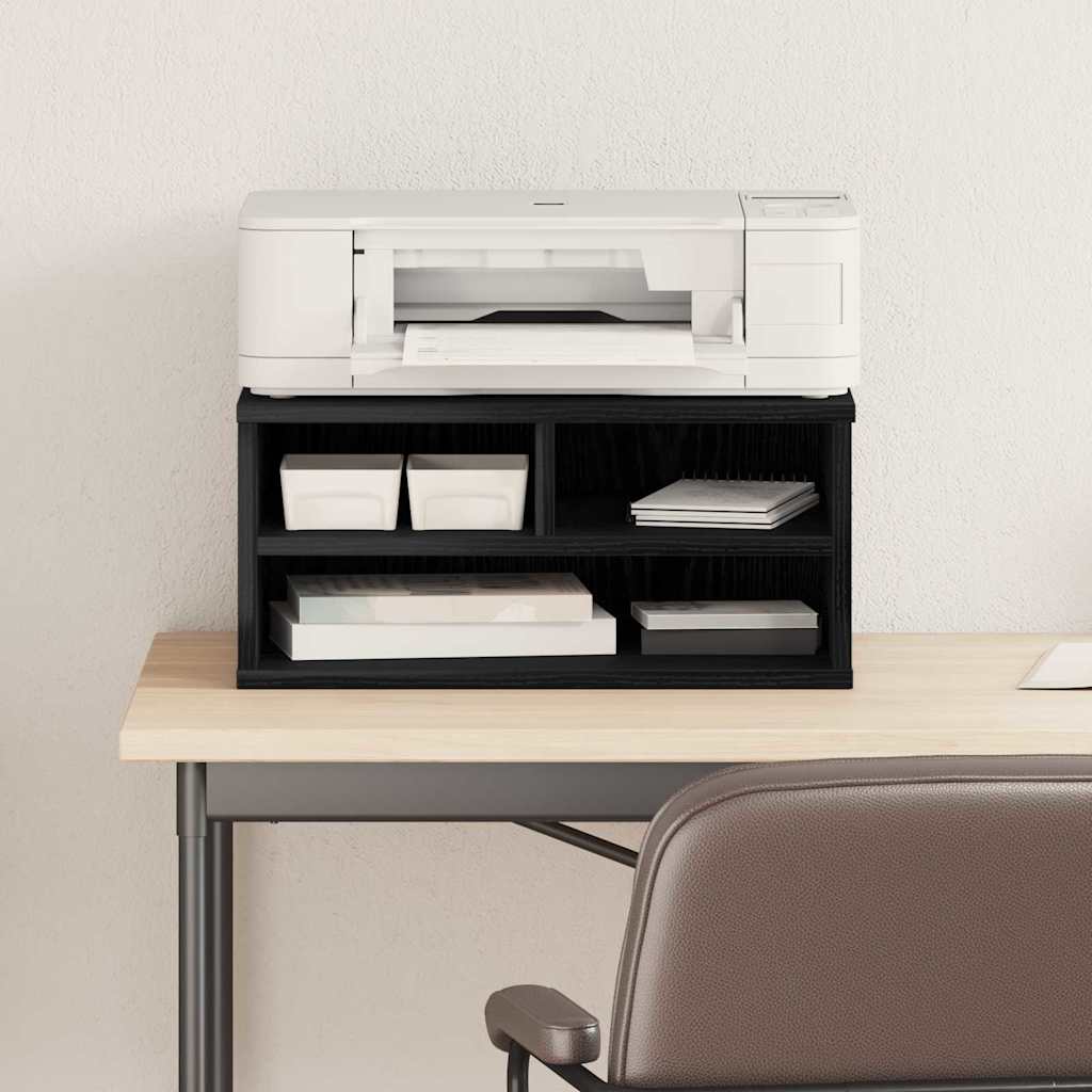 Suporte para Impressora Carvalho preto 49 x 40 x 22.5 cm