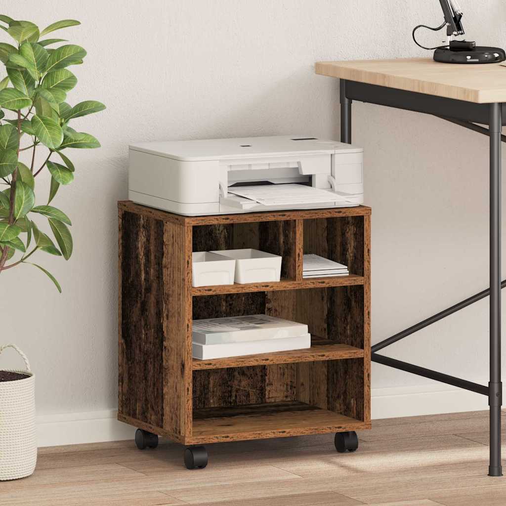 Suporte para Impressora Madeira antiga 41 x 32 x 48 cm