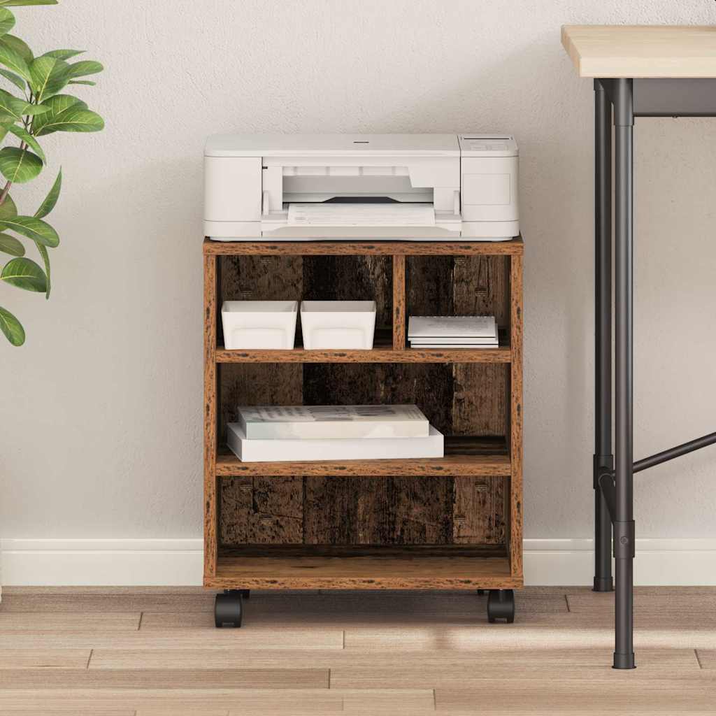 Suporte para Impressora Madeira antiga 41 x 32 x 48 cm