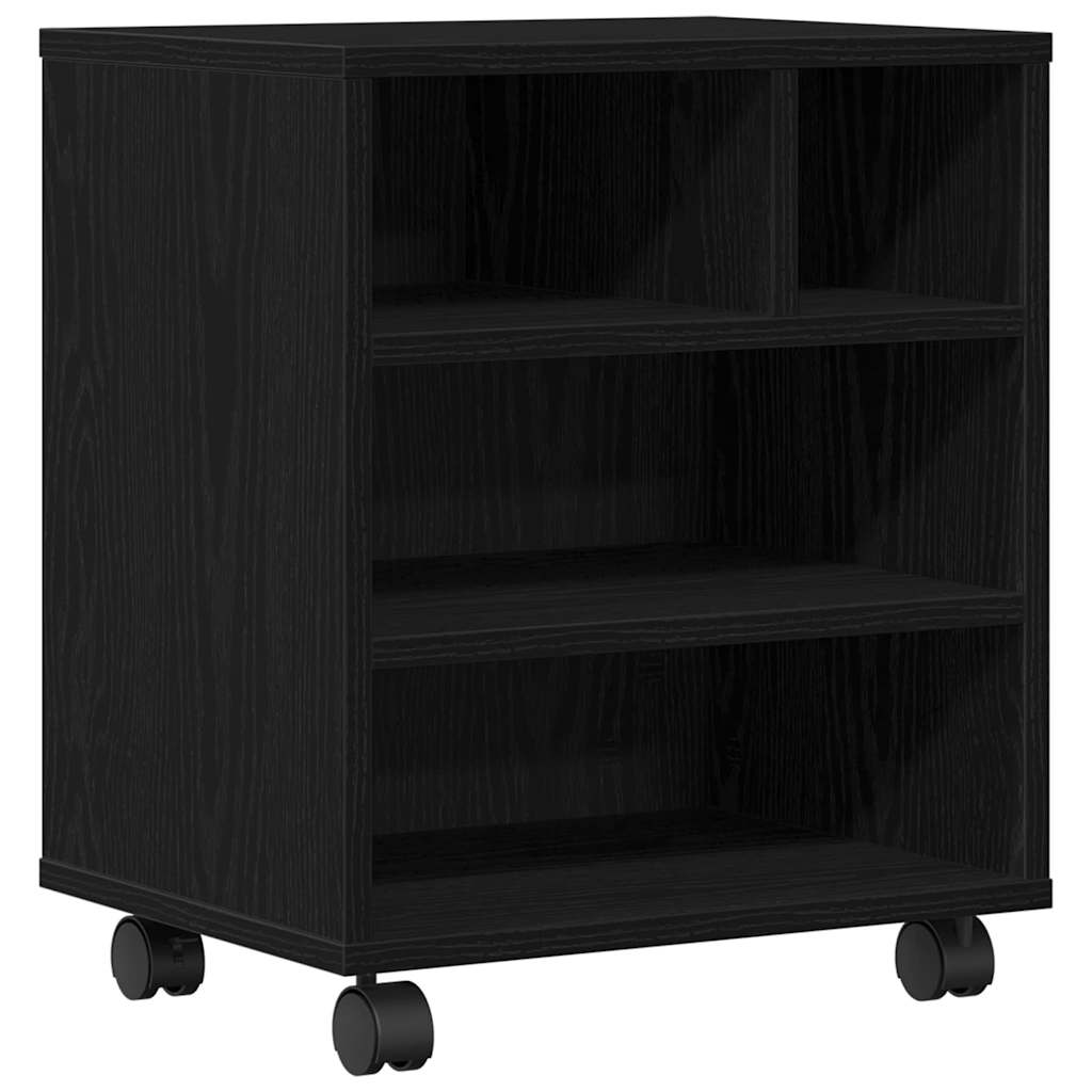 Suporte para Impressora Carvalho Preto 41 x 32 x 48 cm