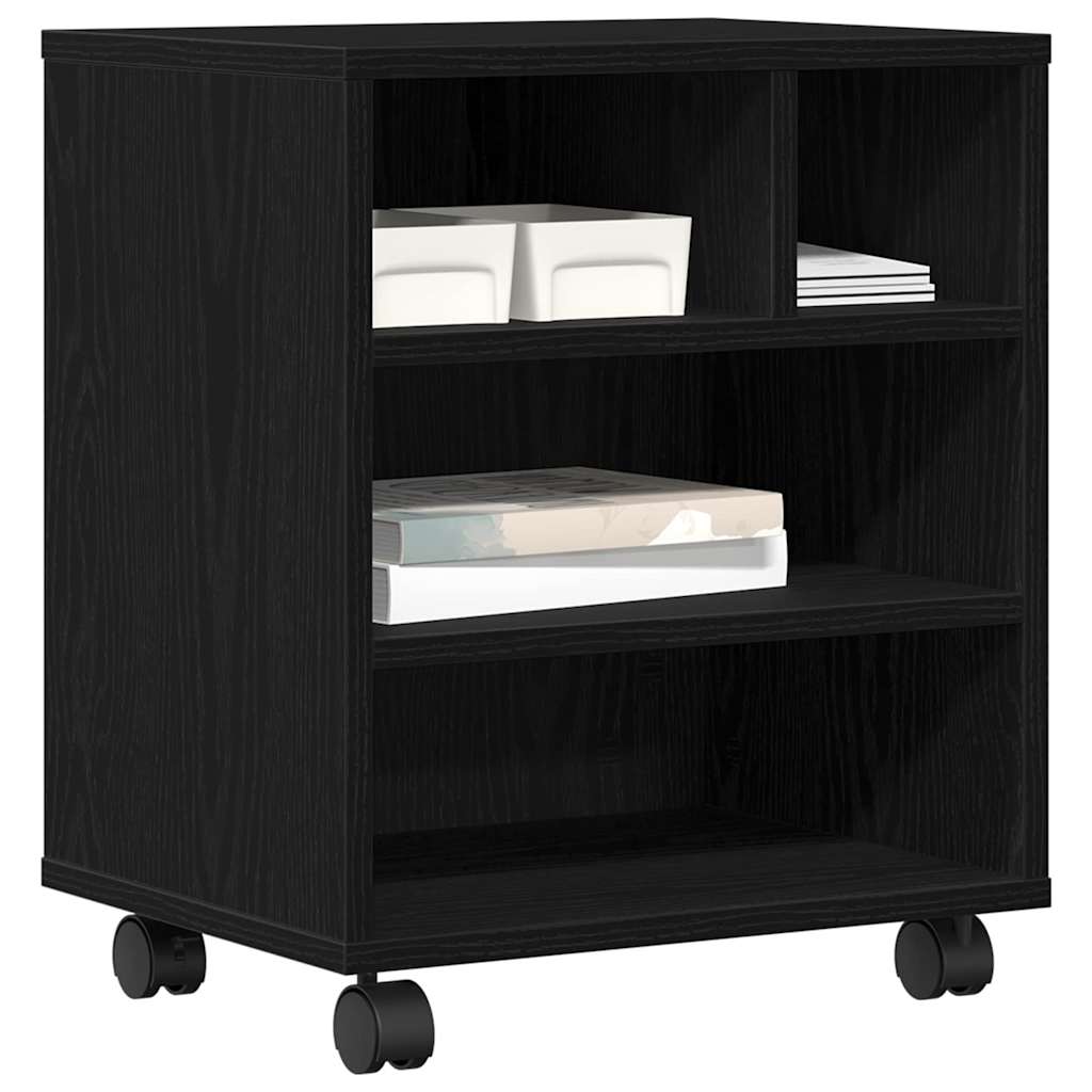 Suporte para Impressora Carvalho Preto 41 x 32 x 48 cm