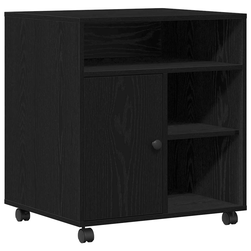 Suporte para Impressora Carvalho preto 60 x 50 x 67 cm