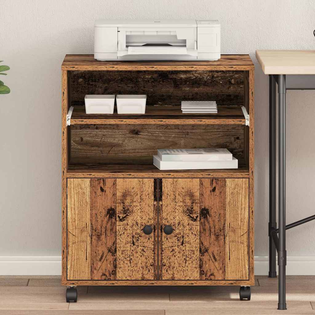 Suporte para Impressora Madeira antiga 60 x 48 x 74 cm