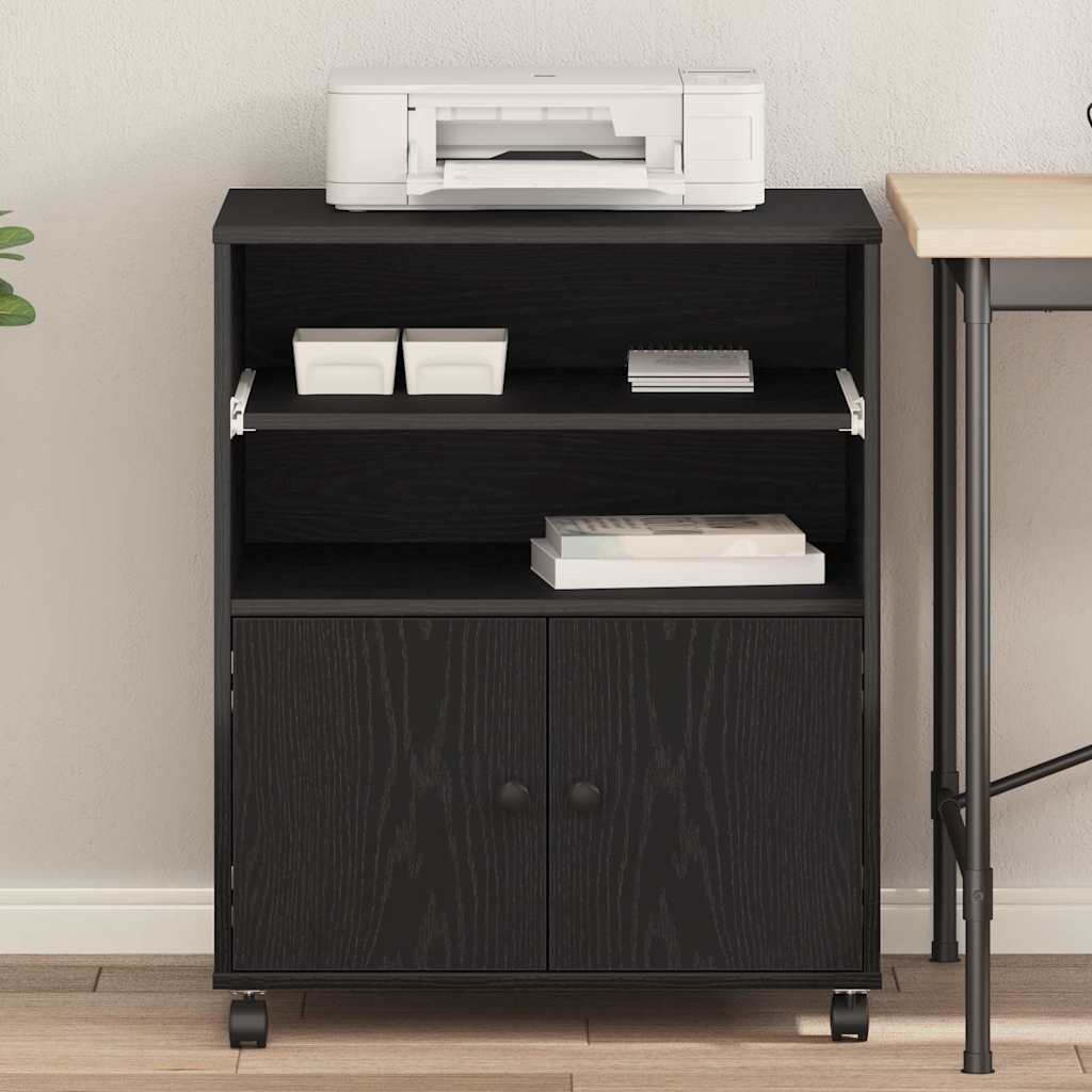 Suporte para Impressora Carvalho preto 60 x 48 x 74 cm