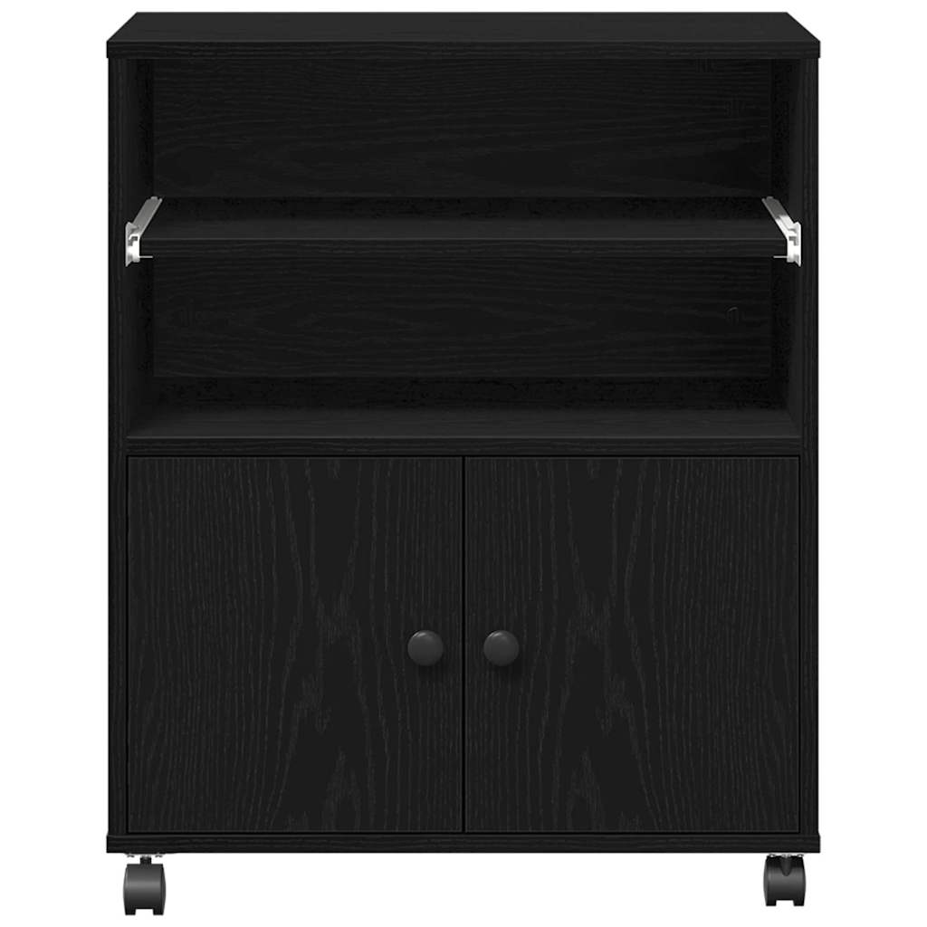 Suporte para Impressora Carvalho preto 60 x 48 x 74 cm