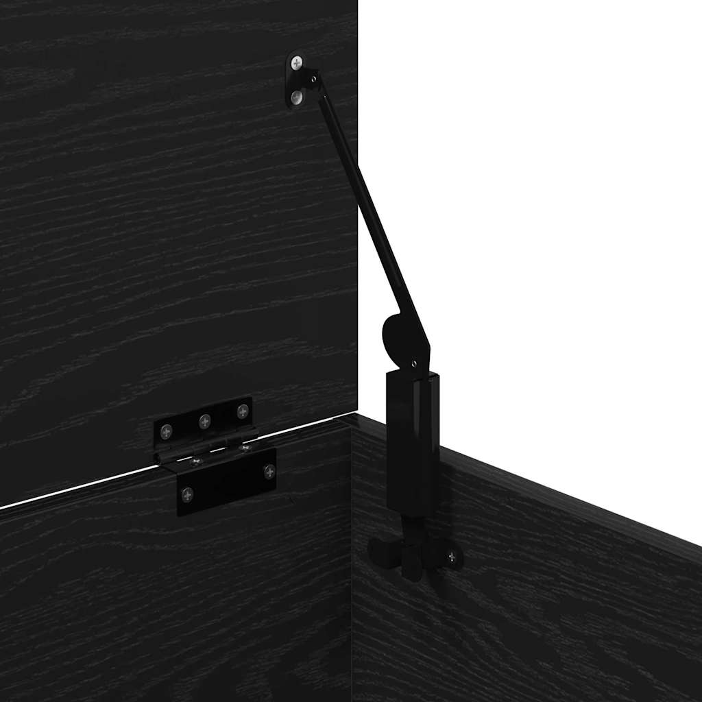 Caixa de Armazenamento Carvalho preto 60 x 42 x 46 cm