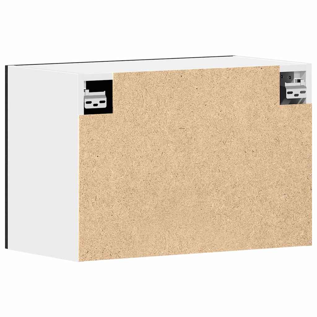 Armário suspenso com porta Riga Carvalho preto 60 x 31 x 60 cm