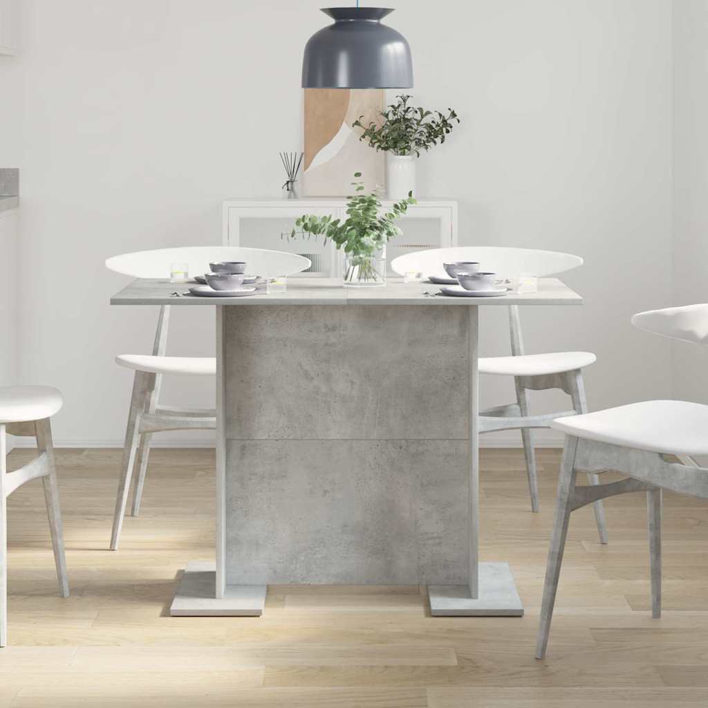 Mesa de jantar Cinzento cimento 110 x 60 x 75 cm