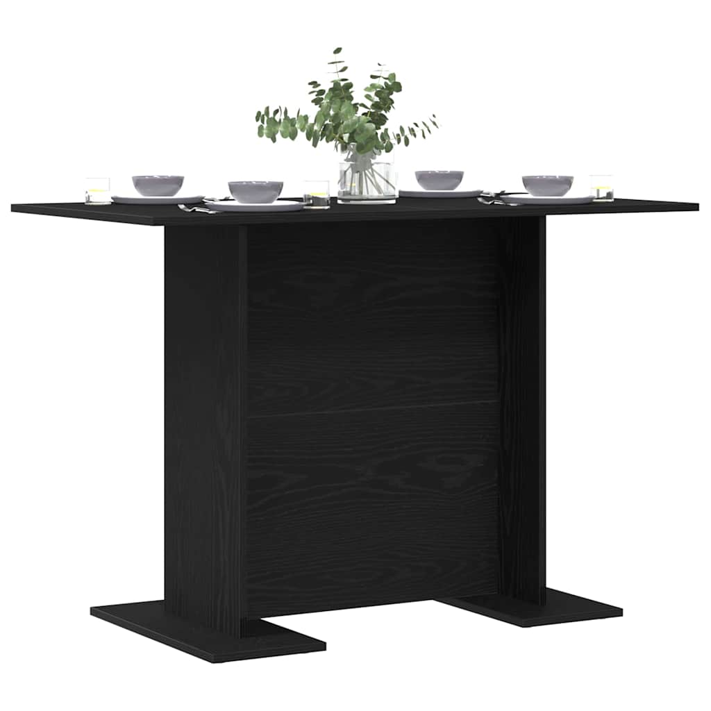 Mesa de jantar Carvalho preto 110 x 60 x 75 cm