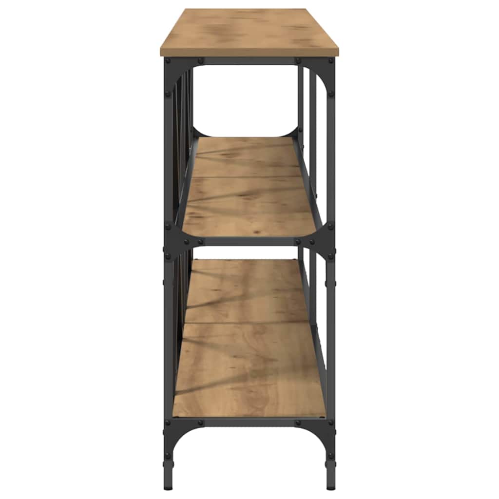 Aparador com prateleira carvalho artisiano 200 x 30 x 75 cm