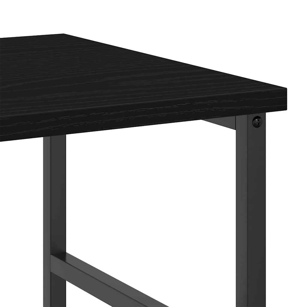 Estante Carvalho preto 50x33x117,5cm Madeira processada