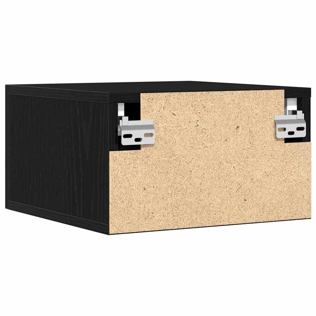 Armário de Cabeceira Carvalho preto 35 x 35 x 20 cm