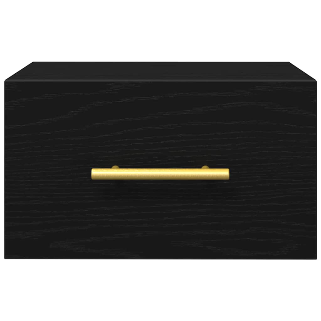 Armário de Cabeceira Carvalho preto 35 x 35 x 20 cm