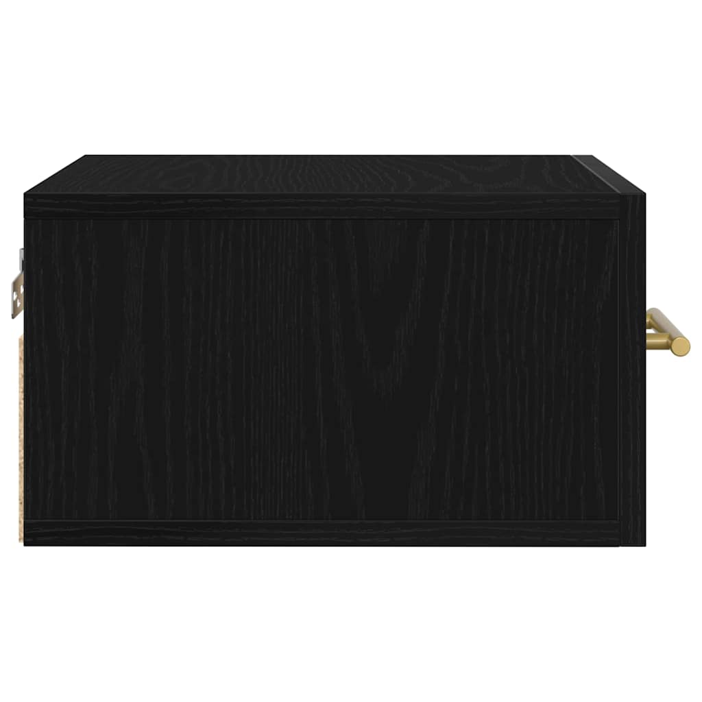 Armário de Cabeceira Carvalho preto 35 x 35 x 20 cm