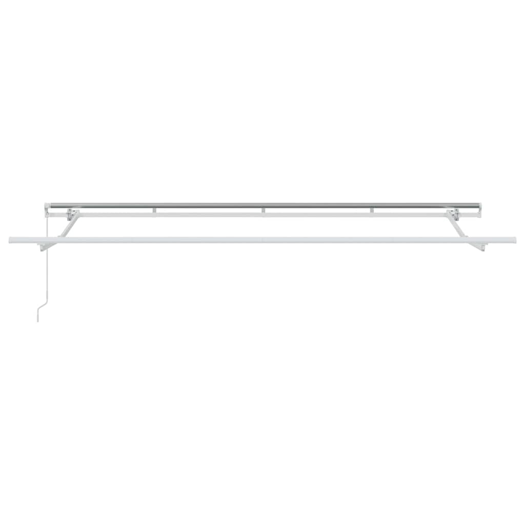 Toldo Retrátil Creme 400 x 200 cm Poliéster e Alumínio