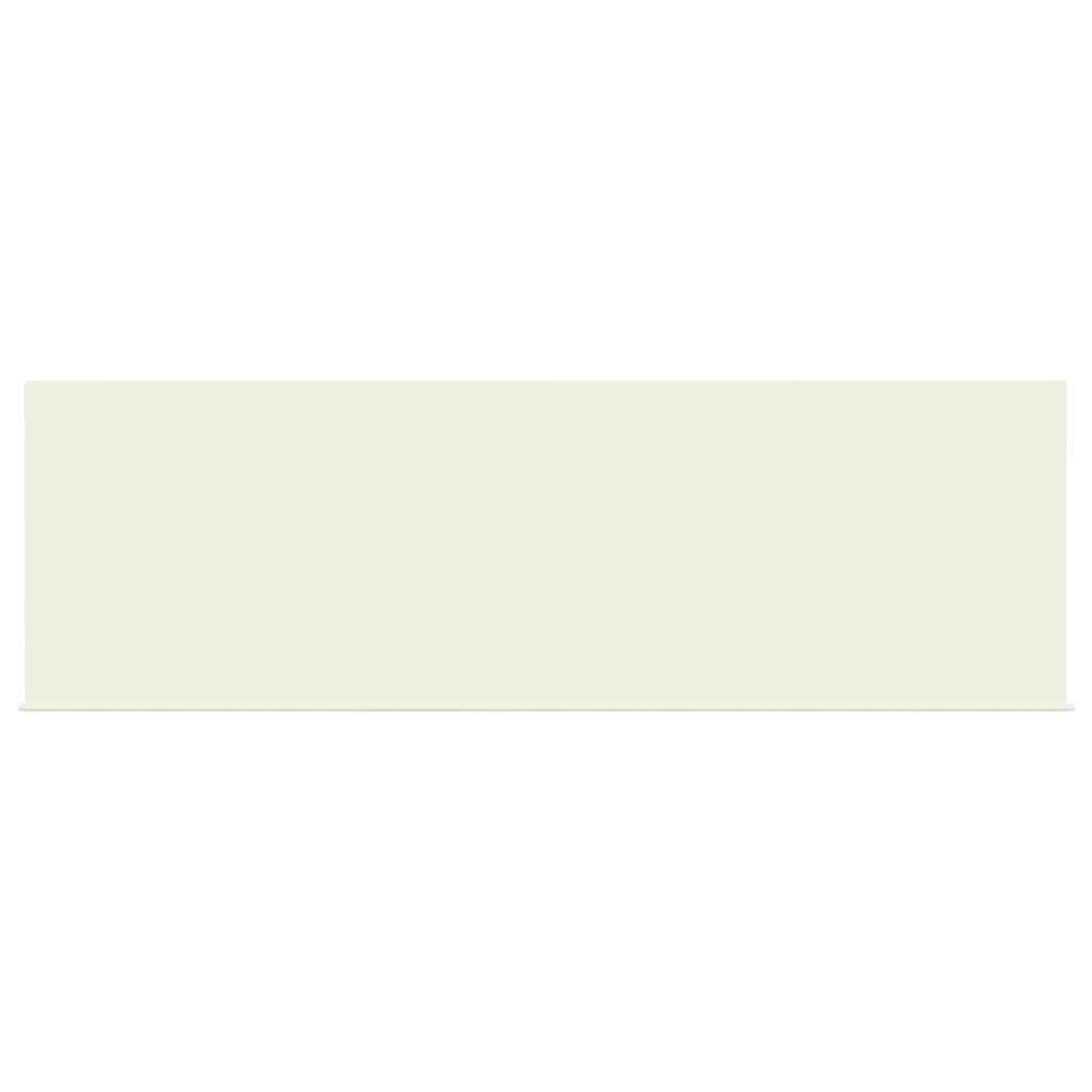 Toldo Retrátil Manual Cor creme e branco 400 x 200 cm