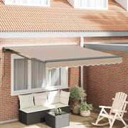 Toldo Retrátil Manual Bege 300x250 cm tecido