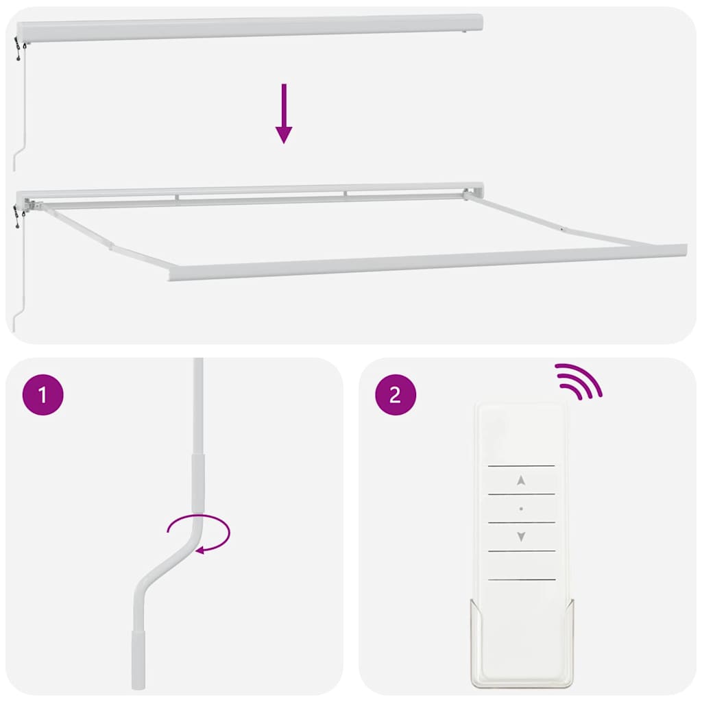 Toldo Retrátil Antracite 400 ×300 cm Tecido e Metal