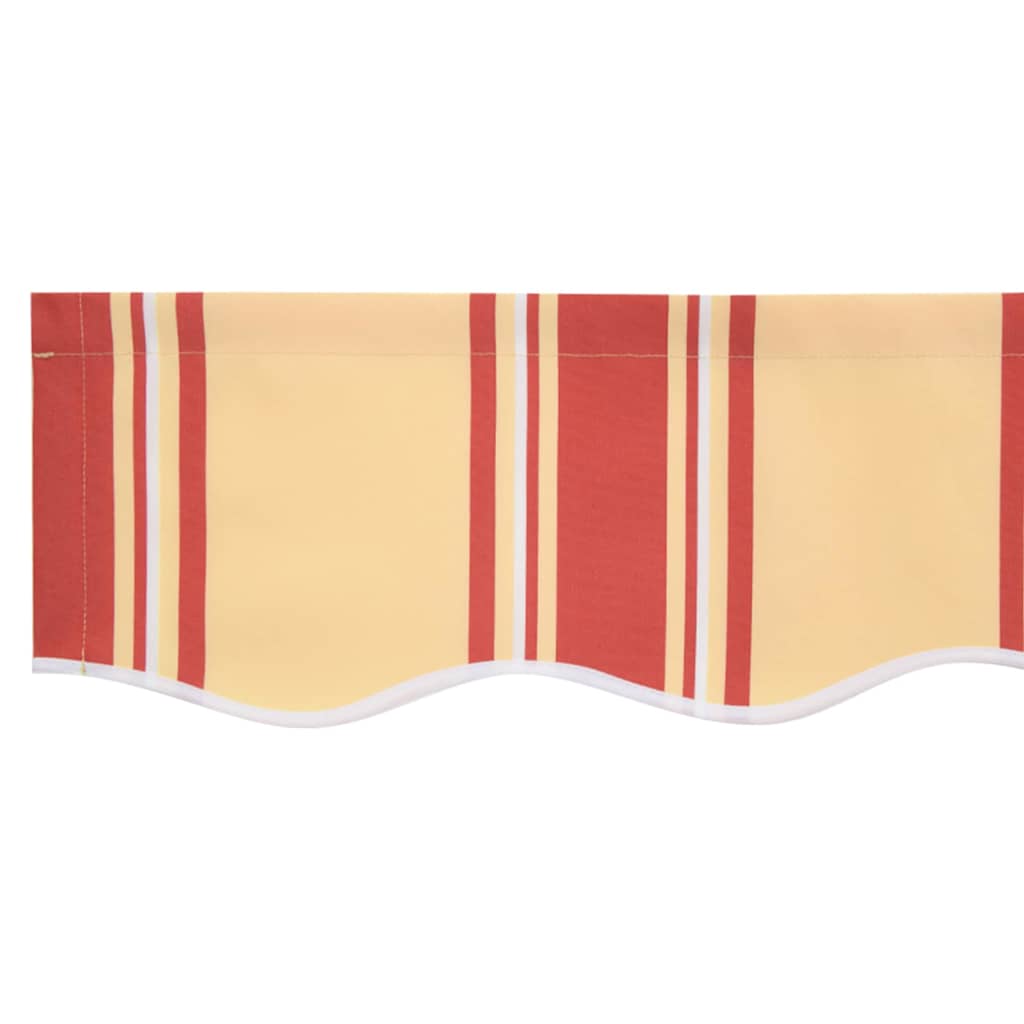 Toldo Retrátil amarelo e laranja 400 × 300 cm Poliéster