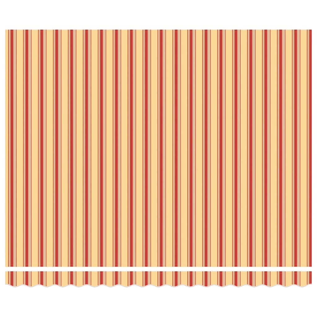 Toldo Retrátil amarelo e laranja 400 × 300 cm Poliéster