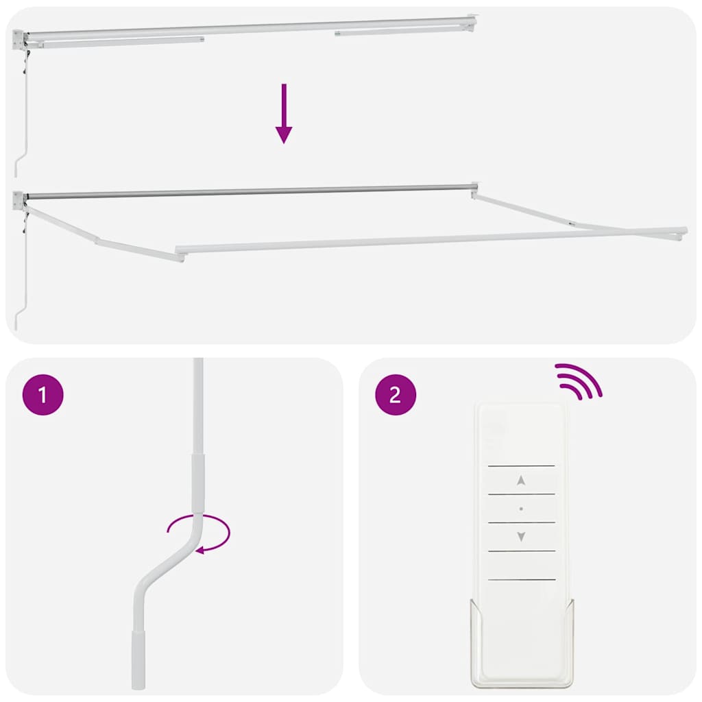 Toldo Retrátil amarelo e laranja 400 × 300 cm Poliéster