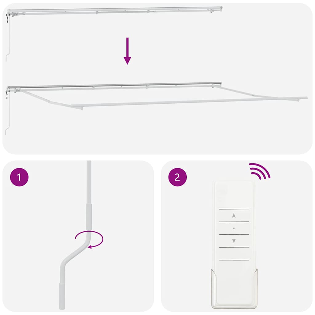 Toldo Retrátil 600 × 350 cm Vermelho