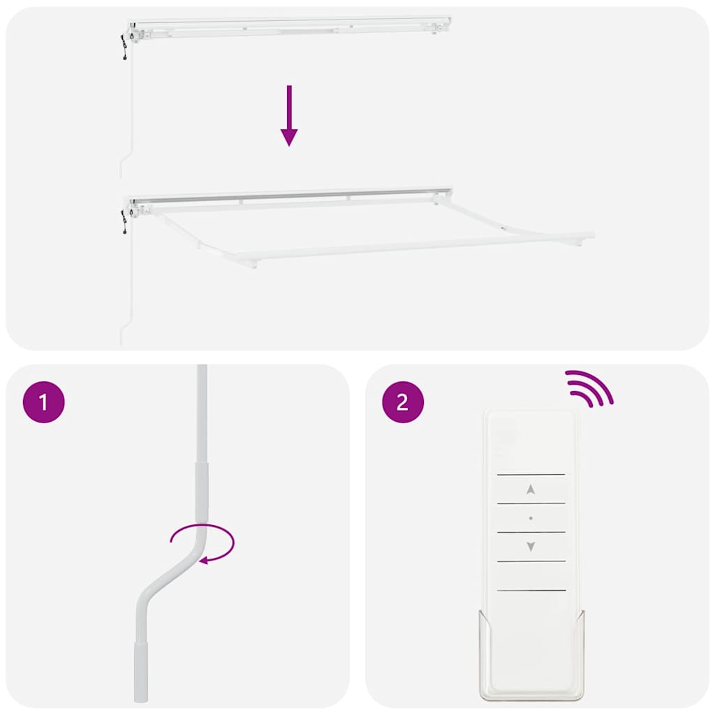 Estrutura de Toldo Branco 3 x 2 m