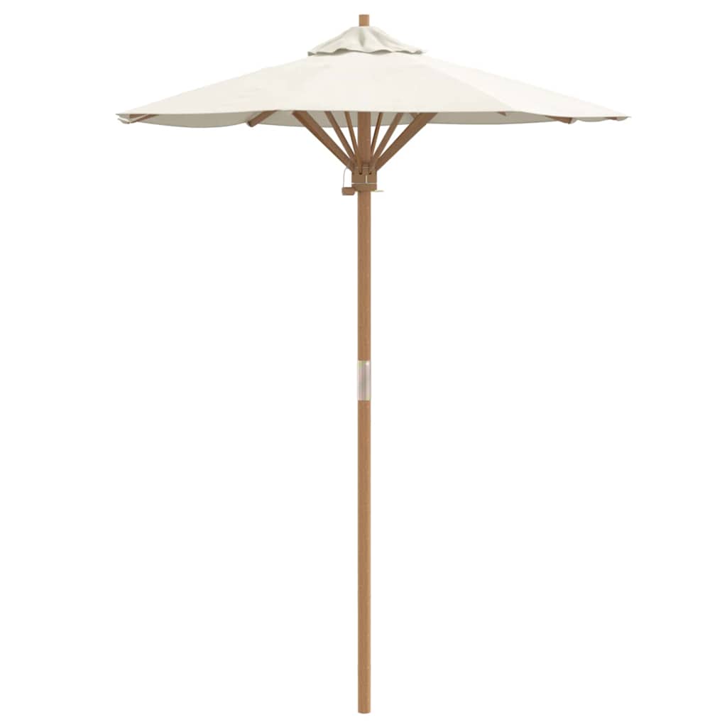 Guarda-sol de Jardim Branco creme 150 x 150 x 210 cm Bambu