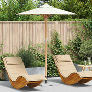 Guarda-sol de Jardim Branco creme 180 x 180 x 230 cm Bambu
